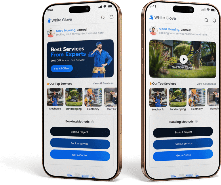 white glove mobile app